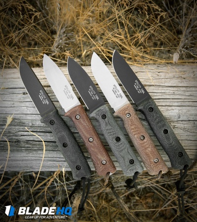 Utility Tool Knives Wilderness Knife No. 3 Black Micarta (3.75" SW) UTK0097-AW