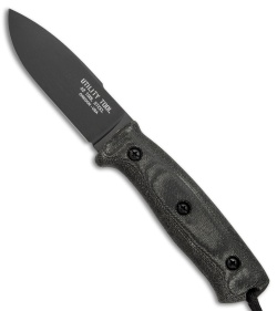 Utility Tool Knives Wilderness Knife No. 5 Black Micarta (3.75" Black) UTK0097