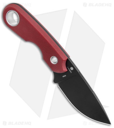 Viper Knives Berus Fixed Blade Knife Drop Point Red G-10 (2.6" DLC)