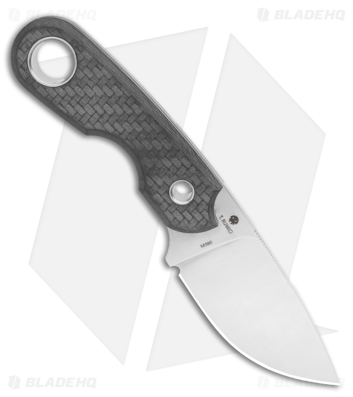 Viper Knives Berus Fixed Blade Knife Drop Point CF Handel (2.6" Satin) VT4012FC 
