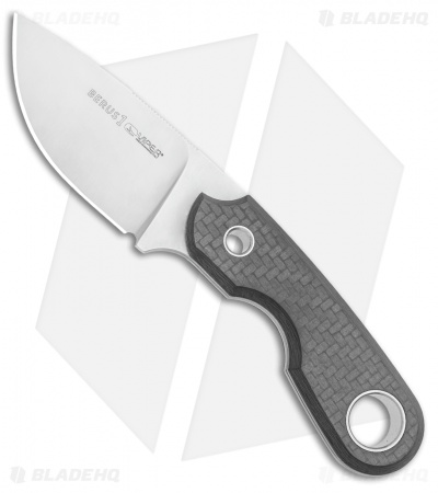 Viper Knives Berus Fixed Blade Knife Drop Point CF Handel (2.6" Satin) VT4012FC 