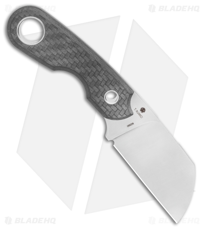 Viper Knives Berus Fixed Blade Knife Sheepsfoot Carbon Fiber (3.5" Satin)