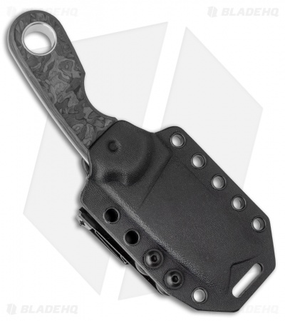 Viper Knives Berus Fixed Blade Knife Sheepsfoot Marble Carbon Fiber (3.5" Satin)