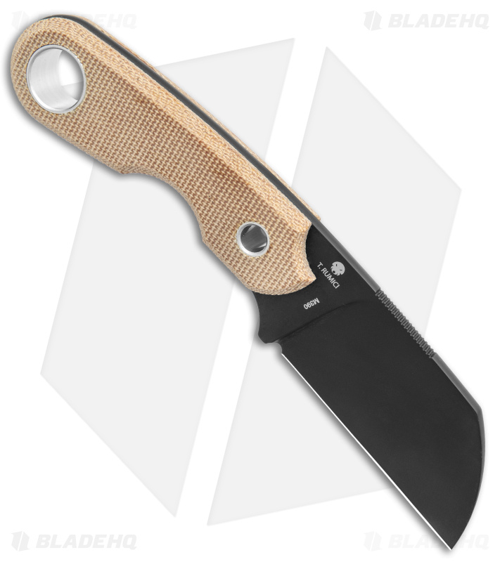 Viper Knives Berus Fixed Blade Knife Sheepsfoot Natural Micarta (2.6" DLC)
