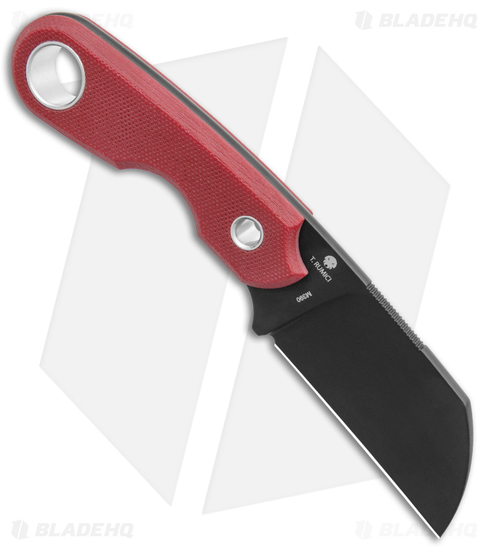 Viper Knives Berus Fixed Blade Knife Sheepsfoot Red G-10 (2.6" DLC)