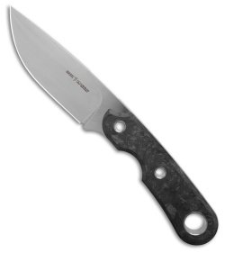 Viper Knives Basic 1 Fixed Blade Knife Carbon Fiber (3.8" Satin) MagnaCut