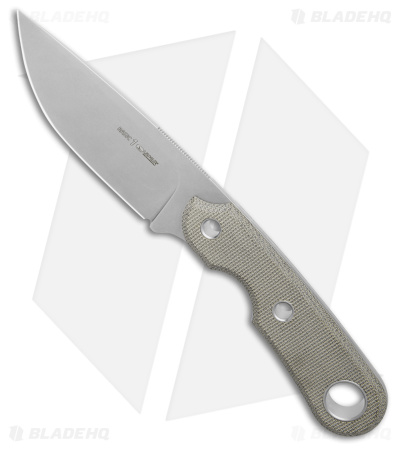 Viper Knives Basic 1 Fixed Blade Knife Green Micarta (3.8" Satin) D2