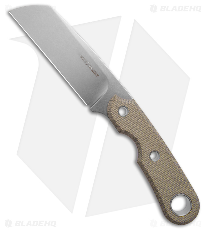 Viper Knives Basic 2 Fixed Blade Knife Green Micarta (3.75" Satin) VT 4032 CG