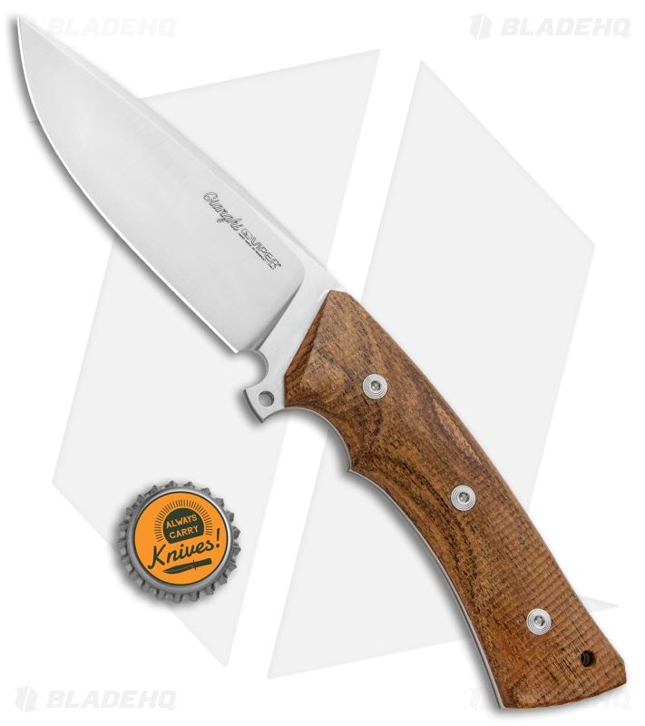 Viper Knives Gianghi | Fixed Blade Knife | Bocote Wood + Satin