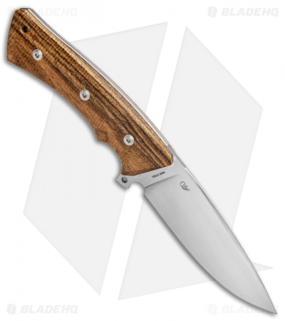 Viper Knives Gianghi Fixed Blade Knife Bocote Wood (4.5" Satin) V4880BC