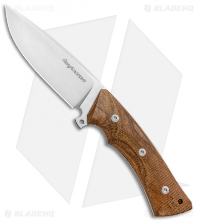 Viper Knives Gianghi Fixed Blade Knife Bocote Wood (4.5" Satin) V4880BC