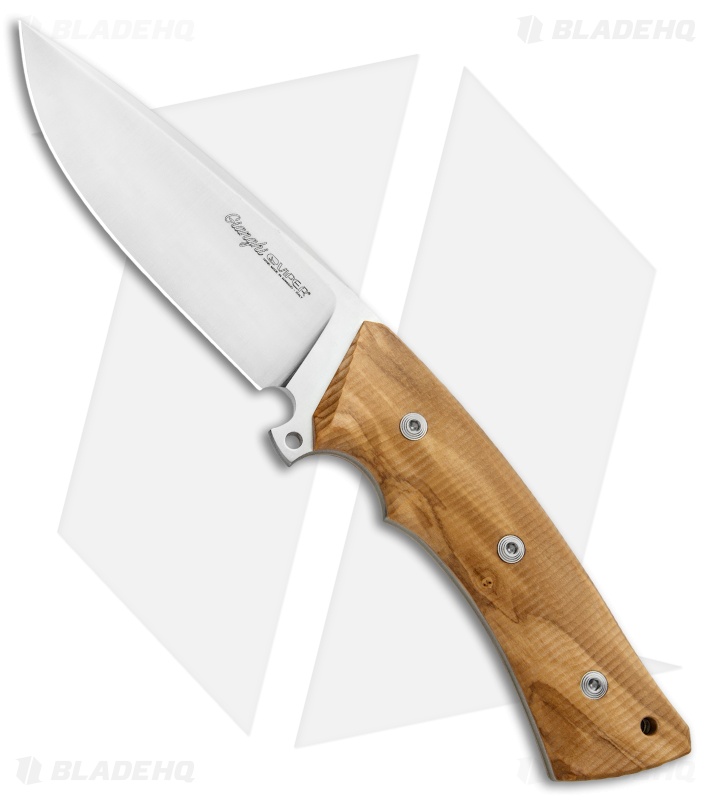 Viper Knives Gianghi Fixed Blade Knife Olive Wood (4.5" Satin) V4880UL