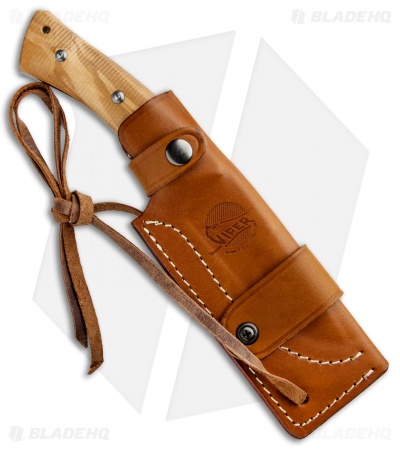 Viper Knives Gianghi Fixed Blade Knife Olive Wood (4.5" Satin) V4880UL