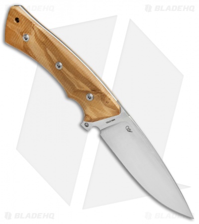 Viper Knives Gianghi Fixed Blade Knife Olive Wood (4.5" Satin) V4880UL