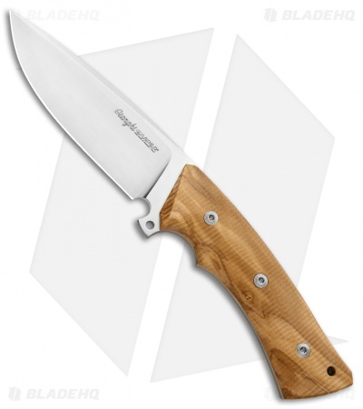 Viper Knives Gianghi Fixed Blade Knife Olive Wood (4.5" Satin) V4880UL