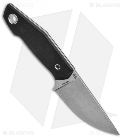 Viper Knives Voxnaes Koi Fixed Blade Black G-10 (3.5" Stonewash) VT4009GB