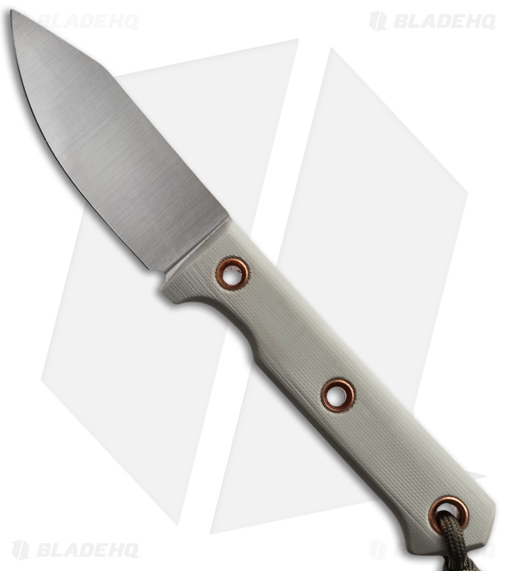 Wallace Edged Tools FS I Fixed Blade Knife Gray G-10 (3.25" Satin)