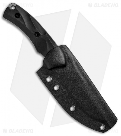 WE Knife Co. Vindex Fixed Blade Knife Black G-10 (4.3" Black Stonewash) 802B