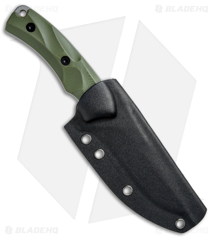 WE Knife Co. Vindex Fixed Blade Knife Green G-10 (4.3" Stonewash) 802A