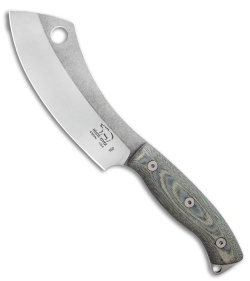 White River Camp Cleaver Fixed Blade Knife Black & Olive Drab (5.75"Stonewash) 