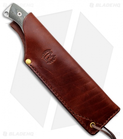 White River Camp Cleaver Fixed Blade Knife Black & Olive Drab (5.75"Stonewash) 