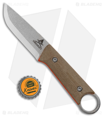 White River Firecraft Puukko Fixed Blade Knife Micarta (3.7" Scandi SW) FC-PKO