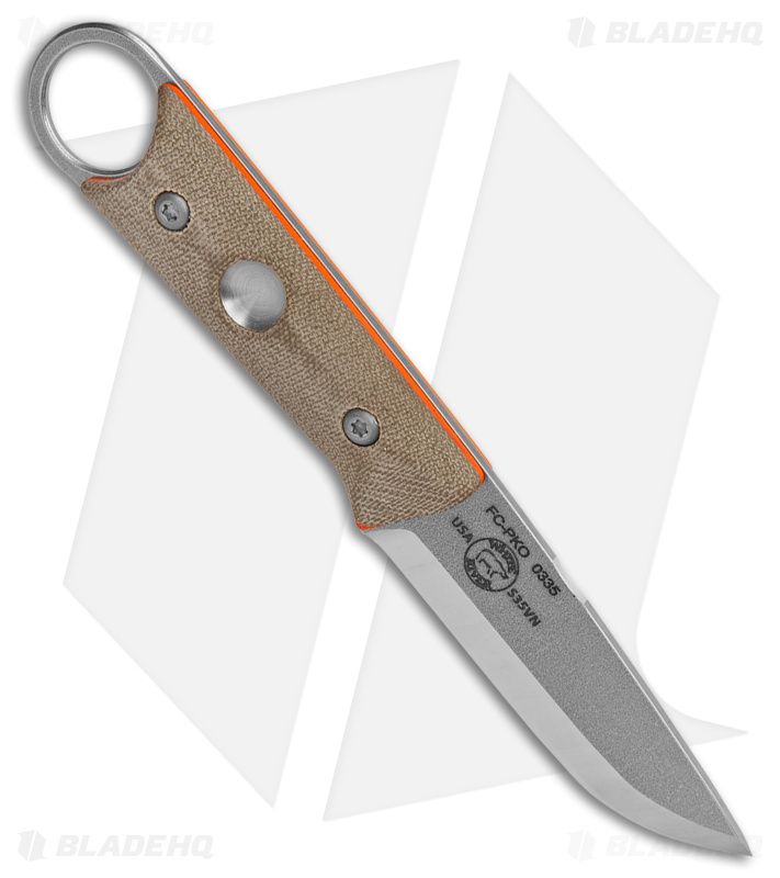 White River Firecraft Puukko Fixed Blade Knife Micarta (3.7" Scandi SW) FC-PKO