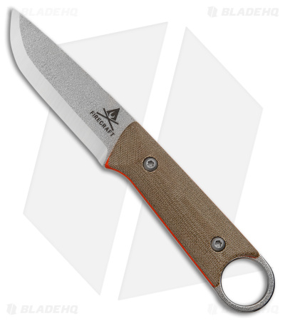 White River Firecraft Puukko Fixed Blade Knife Micarta (3.7" Scandi SW) FC-PKO