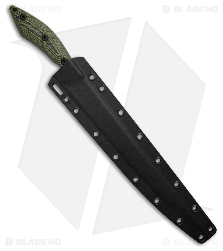 White River Knives 10" Pro Fillet Knife Green/Black G-10 (10" Stonewash)
