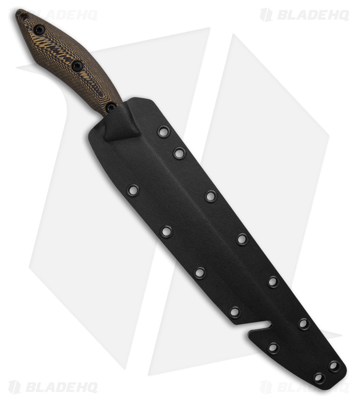 White River Knives 8" Pro Fillet Knife Maple/Black Richlite (8" Stonewash)