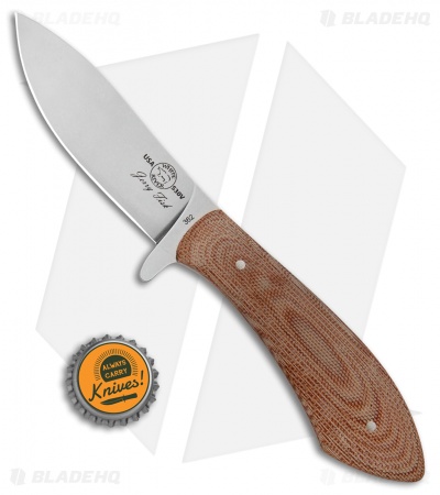 White River Knives Sendero Bush Knife Natural Canvas Micarta (3.625" Stonewash) 
