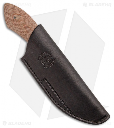 White River Knives Sendero Bush Knife Natural Canvas Micarta (3.625" Stonewash) 