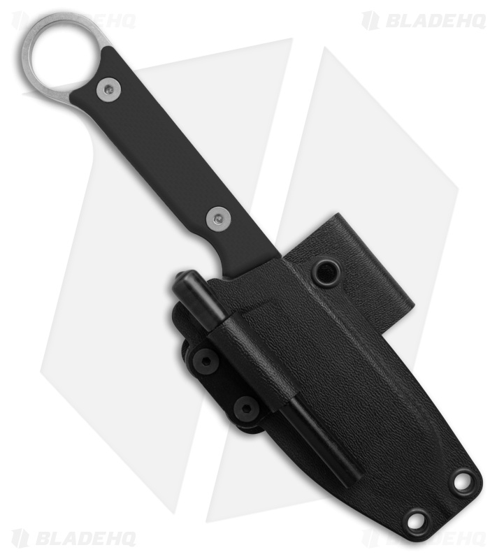 White River Firecraft 3.5 Pro Fixed Blade Knife Black G-10 (3.5" SW)