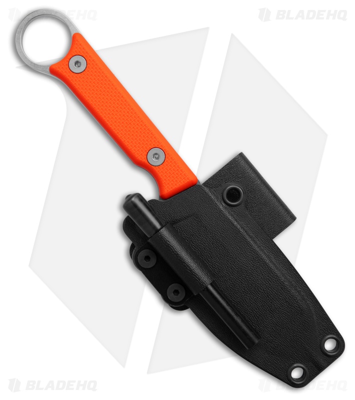White River Firecraft 3.5 Pro Fixed Blade Knife Orange G-10 (3.5" SW)