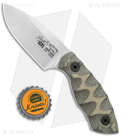 White River Knives GTI 3 Fixed Blade | Green + SW - Blade HQ