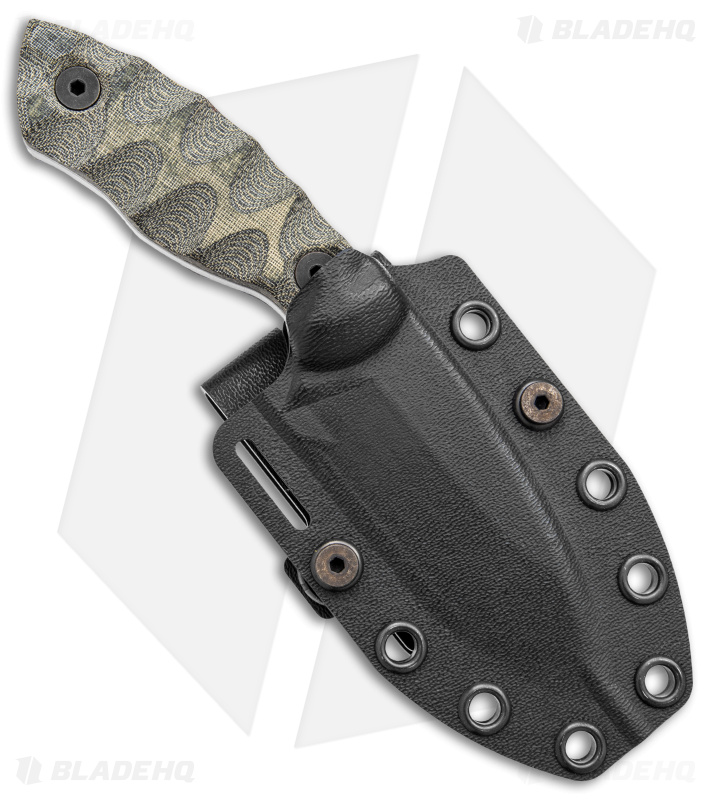 White River Knives GTI 3 Fixed Blade Knife OD Green/Black Micarta (3" SW)