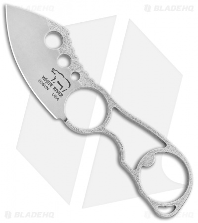 White River Knives Knucklehead II Neck Knife (3.875" Stonewash)