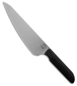 White River Knives Liong Mah Chef Knife Black G-10 (12" Satin)