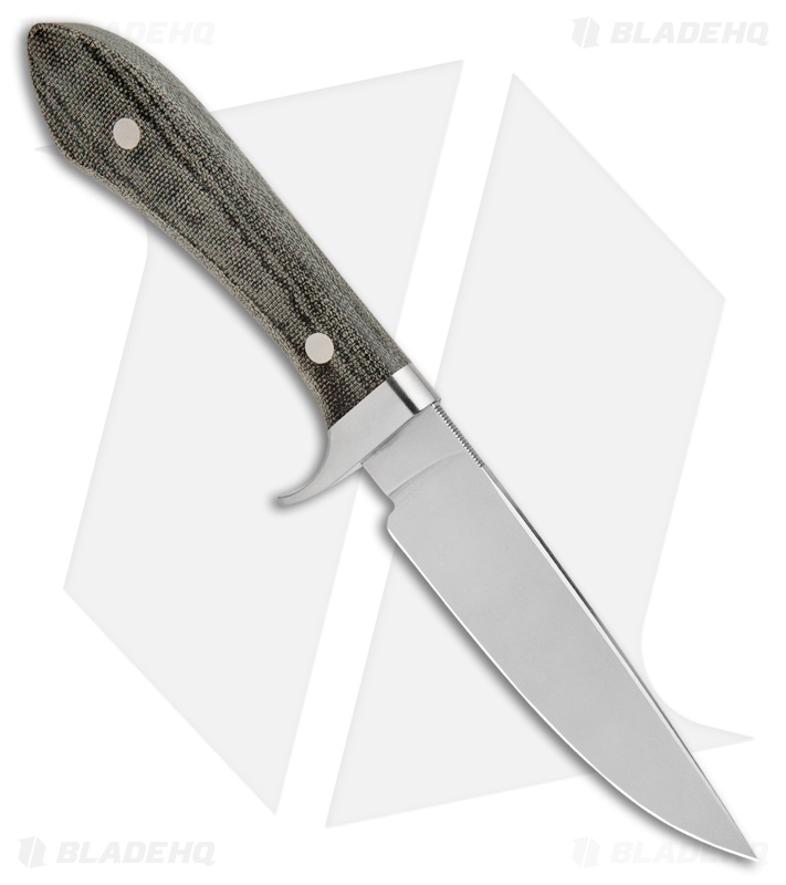 White River Knives Sendero Classic Knife Black Micarta (4.625" Stonewash) 