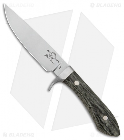White River Knives Sendero Classic Knife Black Micarta (4.625" Stonewash) 