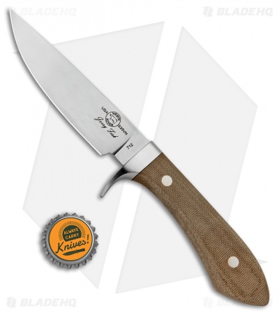 White River Knives Sendero Classic Knife Olive Drab Micarta (4.625" Stonewash) 