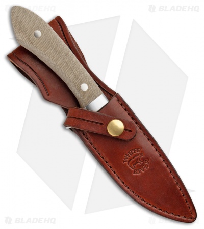 White River Knives Sendero Classic Knife Olive Drab Micarta (4.625" Stonewash) 