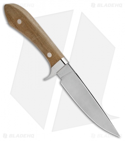 White River Knives Sendero Classic Knife Olive Drab Micarta (4.625" Stonewash) 