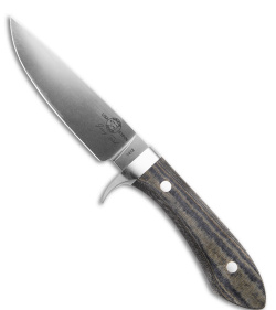 White River Knives Sendero Fixed Blade Knife Black/OD Green Micarta (4.625" SW) 