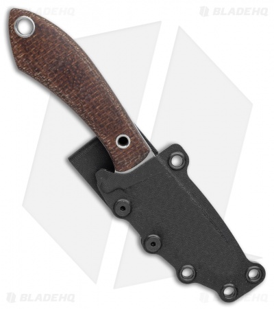 White River Knives Sendero Pack Knife Natural Burlap Micarta (3.25" Stonewash) 