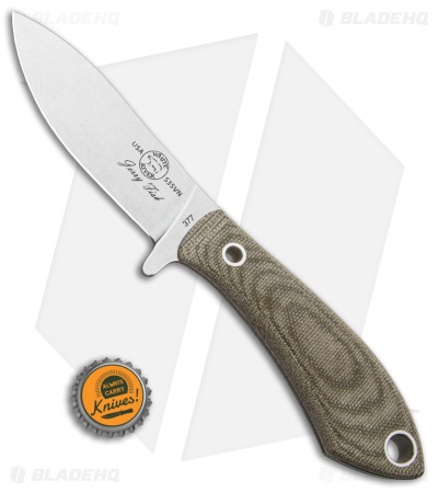 White River Knives Sendero Pack Knife Olive Drab Micarta (3.25" Stonewash) 