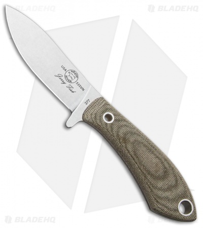 White River Knives Sendero Pack Knife Olive Drab Micarta (3.25" Stonewash) 