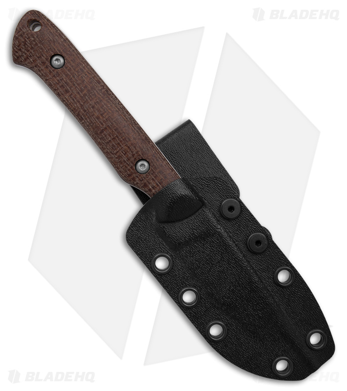 White River Small Game Fixed Blade Knife Natural Burlap Micarta (3" Satin)