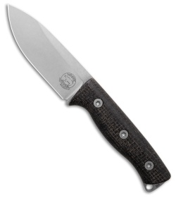 White River Knives Ursus Cub MagnaCut Fixed Blade Knife Black Micarta (3.5&quot; SW) | 207143