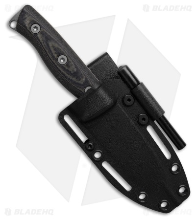 White River Knives Ursus Cub MagnaCut Knife Black/OD Green Micarta (3.5" SW)